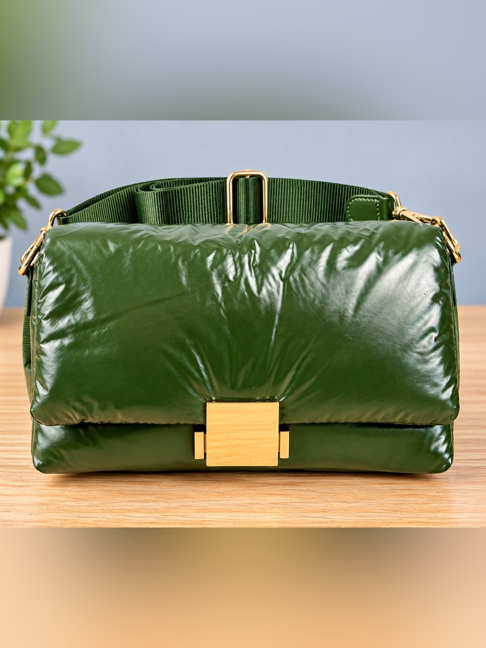 A New Day Sophie Crossbody Bag Olive Green NWT